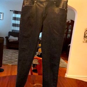 Loft glitter size 12 skinny jeans